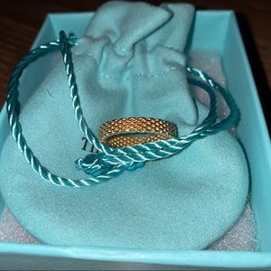 Tiffany & Co. 18K GOLD NARROW SOMERSET RING